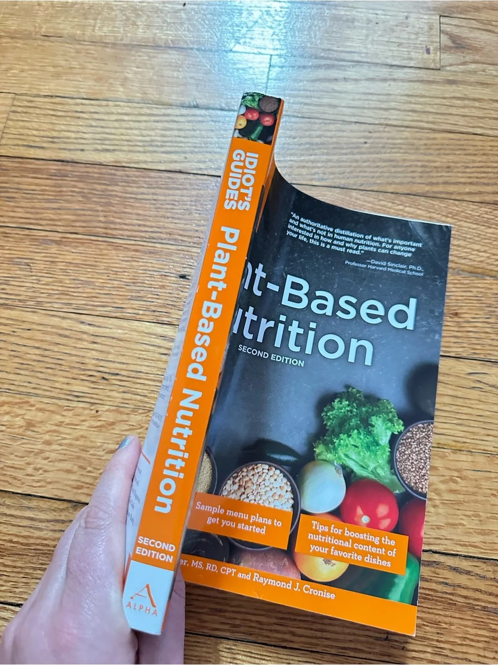 Plant-Based Nutrition 2E Julieanna Hever Idiot’s Guides Paperback